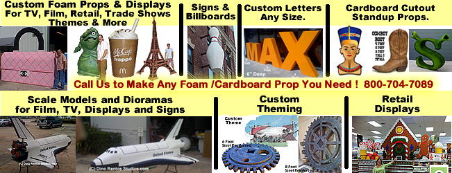 Foam Props for parties and displays