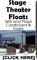 theater stage and float props
