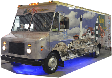 Custom Food Trucks, Food Truck and Carr toppers Advertising 3D