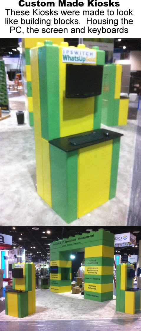 Custom Made 3D Kiosks for PC workstations and Phone charging Stations