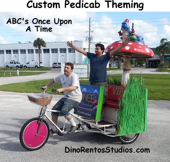 Comic con pedicab marketing & advertising