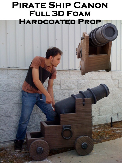 pirate ship canon foam prop3D