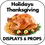 Holidays: Thanksgiving Cardboard Cutouts
