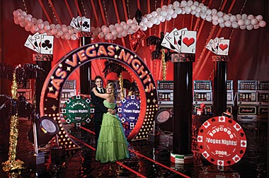Casino-High Roller Theme Set Cardboard