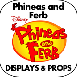 Phineas and Ferb Cardboard Cutout Standup Props