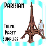 Parisian Themed Party Supplies