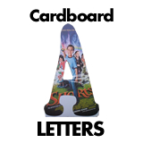 Custom Cardboard Cutout Letters and Numbers