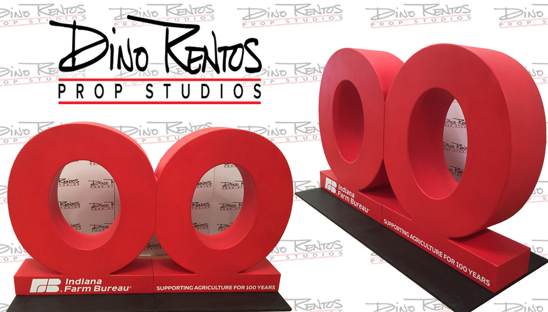 Custom Foam 3D Letters and Numbers for conferences tradeshows and events