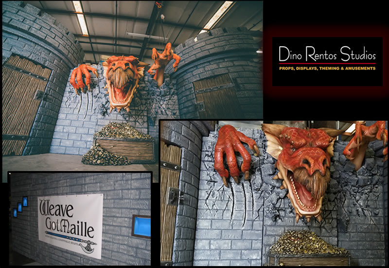Custom Foam Castle and Dragon Tradeshow Booth and Display