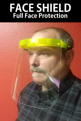 Full Face Shield - Virus - Sneeze - COVID protection