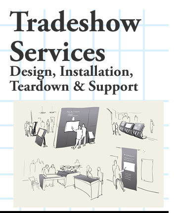 Trade Show Services- Design, Installation, Teardown, Support