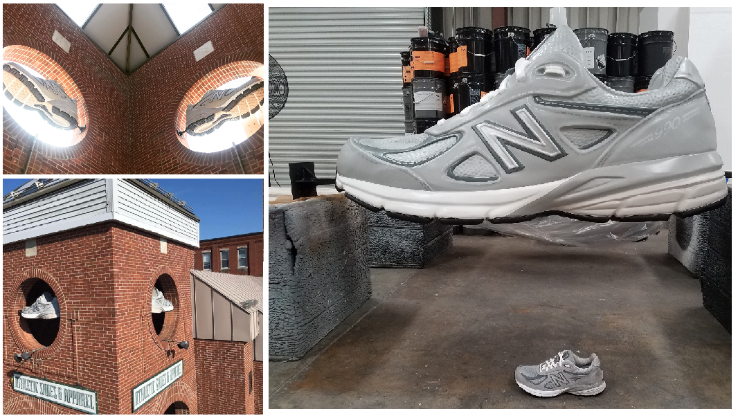 Custom Foam Sculpted Retail Displays and Decor Sneaker Shoe Prop