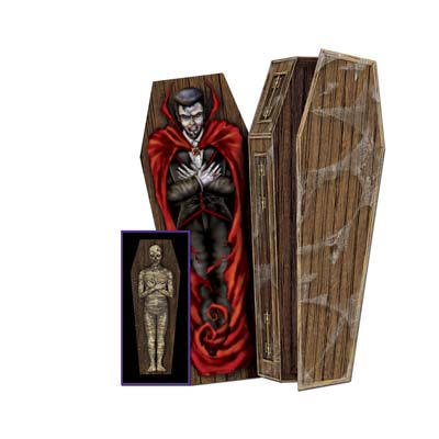 Casket Box 15" Cardboard Prop Casket Box 15" Cardboard Prop