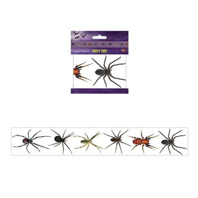 Spiders Party Tape 3" x 20' Spiders Party Tape 3" x 20'