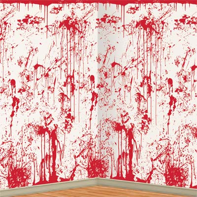 Bloody Wall Backdrop 4' x 30' Bloody Wall Backdrop 4' x 30'