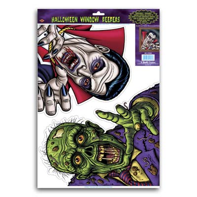 Ghoul Peeper Clings 12" x 17" Sheet