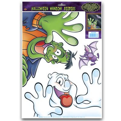 Halloween Peeper Clings Halloween Peeper Clings