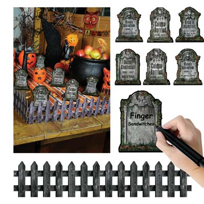 Tabletop Graveyard 6" & 24" Cutout Decorations Tabletop Graveyard 6" & 24" Cutout Decorations