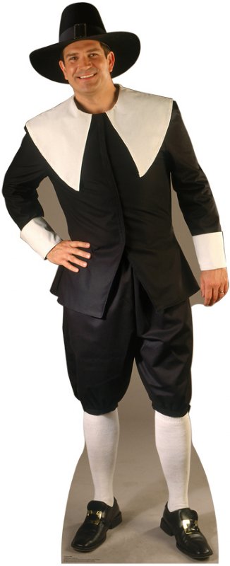 Pilgrim Man Cardboard prop