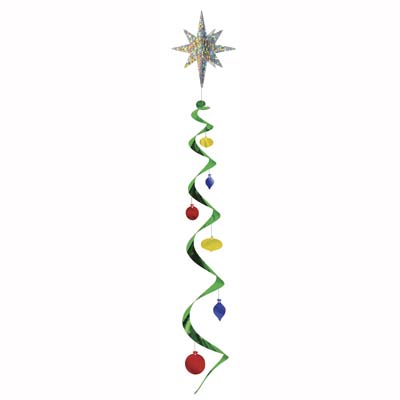 Jumbo Christmas Star Whirl 4'