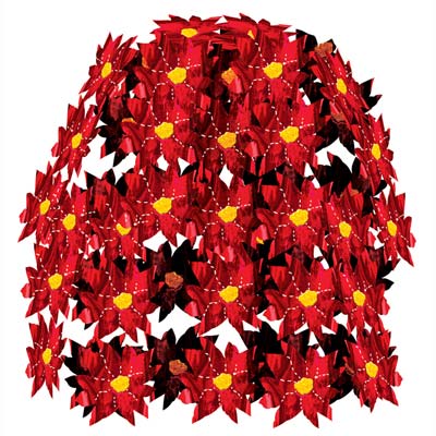 Poinsettia Cascade 24"
