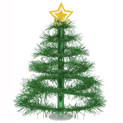 Christmas Tree Centerpiece 16" Green