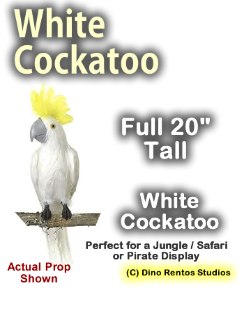20" White CockatooProp - 3D