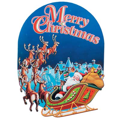 Christmas Sign Cutout