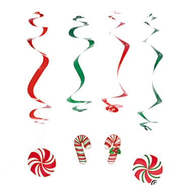 Candy Cane Hanging Cutouts Candy Cane Hanging Cutouts