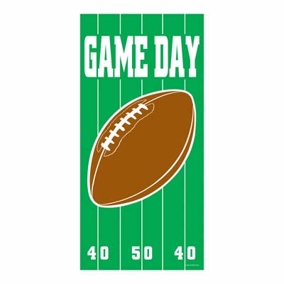 Game Day Football Door Cover 30" x 5' Game Day Football Door Cover 30" x 5'