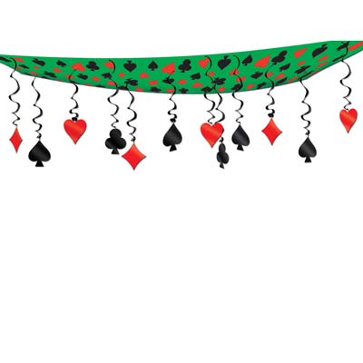 Casino Ceiling D�cor 12" x 12'