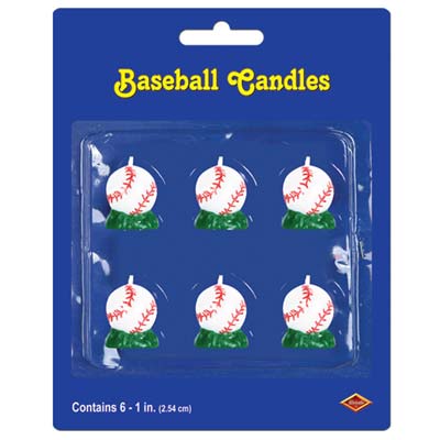 Baseball Candles 1¼" Baseball Candles 1¼"