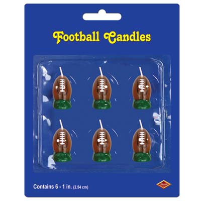 Football Candles 1�"