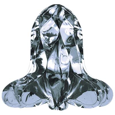 Metallic Bell 12" Silver