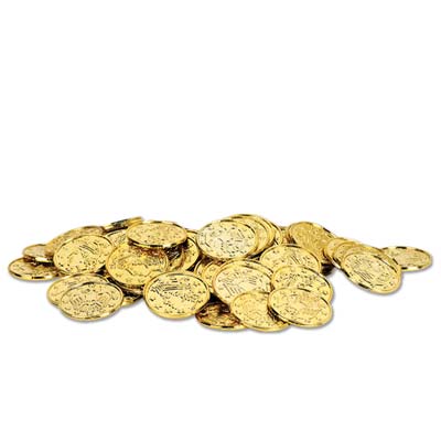 Plastic Coins 1½" Plastic Coins 1½"