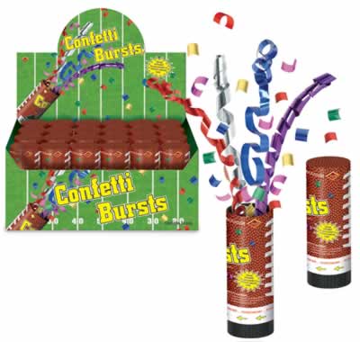 Football Confetti Bursts Football Confetti Bursts