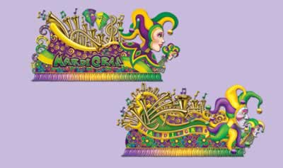 Mardi Gras Float Props 5' 5" & 5' 7" Mardi Gras Float Props 5' 5" & 5' 7"