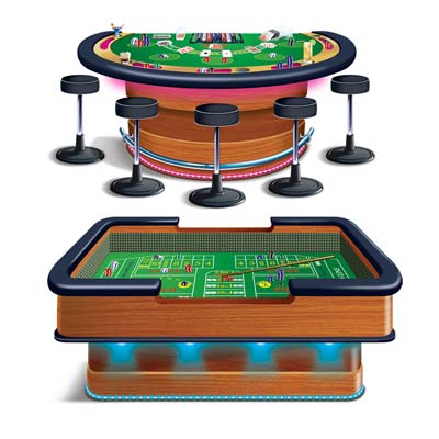 Craps & Blackjack Tables Casino Props Craps & Blackjack Tables Casino Props