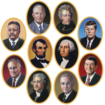 American President Cutouts 10"