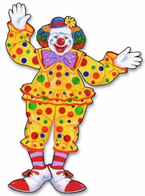 Jointed Circus Clown 30" Jointed Circus Clown 30"