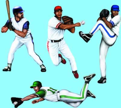 Baseball Cutouts 20" cardboard cutout props