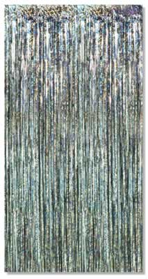 Metallic Fringe Curtains 8' x 3' Metallic Fringe Curtains 8' x 3'