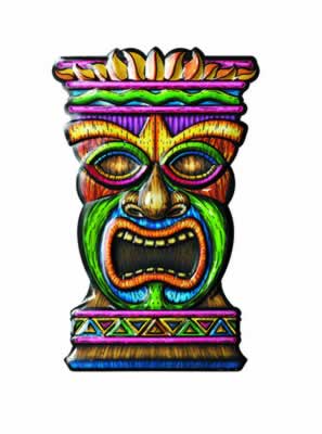 Tiki 3-D Art-Form 18" Tiki 3-D Art-Form 18"