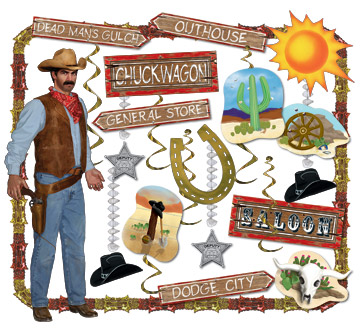 Western Decorating Kit - 27 Pcs Western Decorating Kit - 27 Pcs