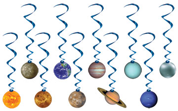 Solar System Whirls 40" & 48" decoration