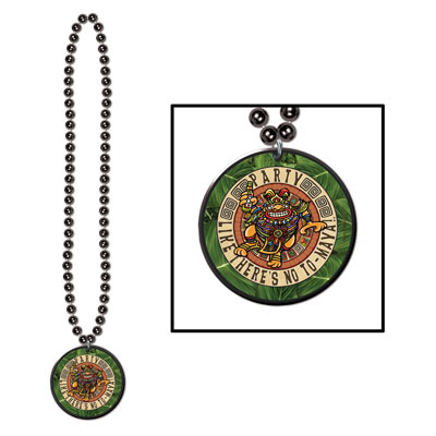 Beads With Party Like There's No To-Maya! Medallion 36"