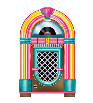 Jukebox Cutout 3' Prop Jukebox Cutout 3' Prop