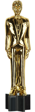 Jointed Awards Night Male Statuette cardboard Cutout 5' 6" Prop