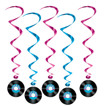 Rock & Roll Record Whirls 3' 4" Rock & Roll Record Whirls 3' 4"