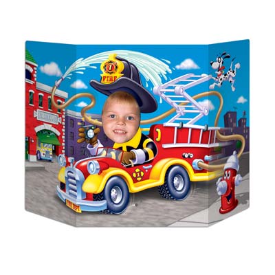 Fire Truck Photo Prop 3' 1" x 25" Fire Truck Photo Prop 3' 1" x 25"